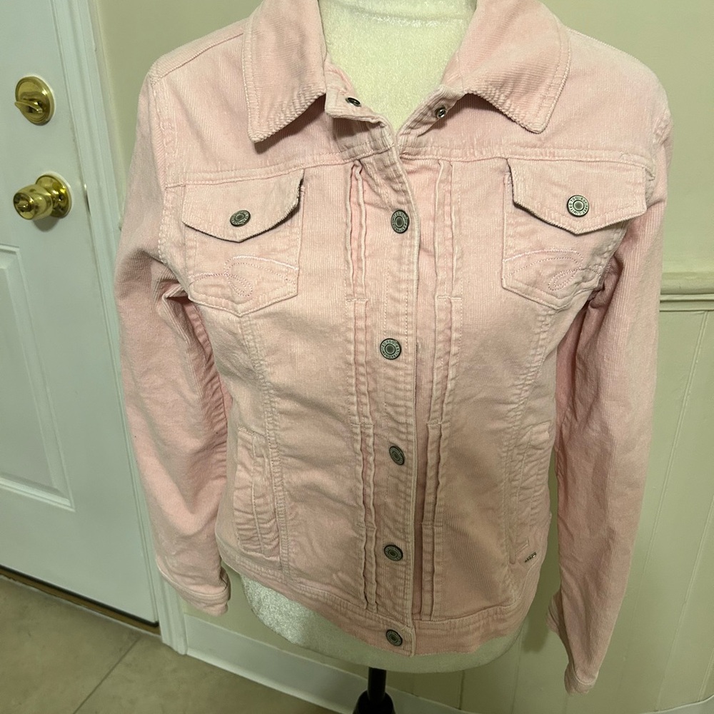 Limited Too Soft Pink Corduroy Jacket Girl’s XXL(18/20)/Woman’s 2-4 (EUC)
